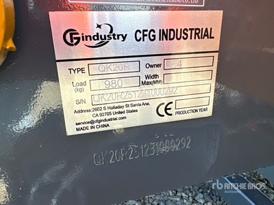 2026 CFG QK20R Mini Excavadora (Unused)