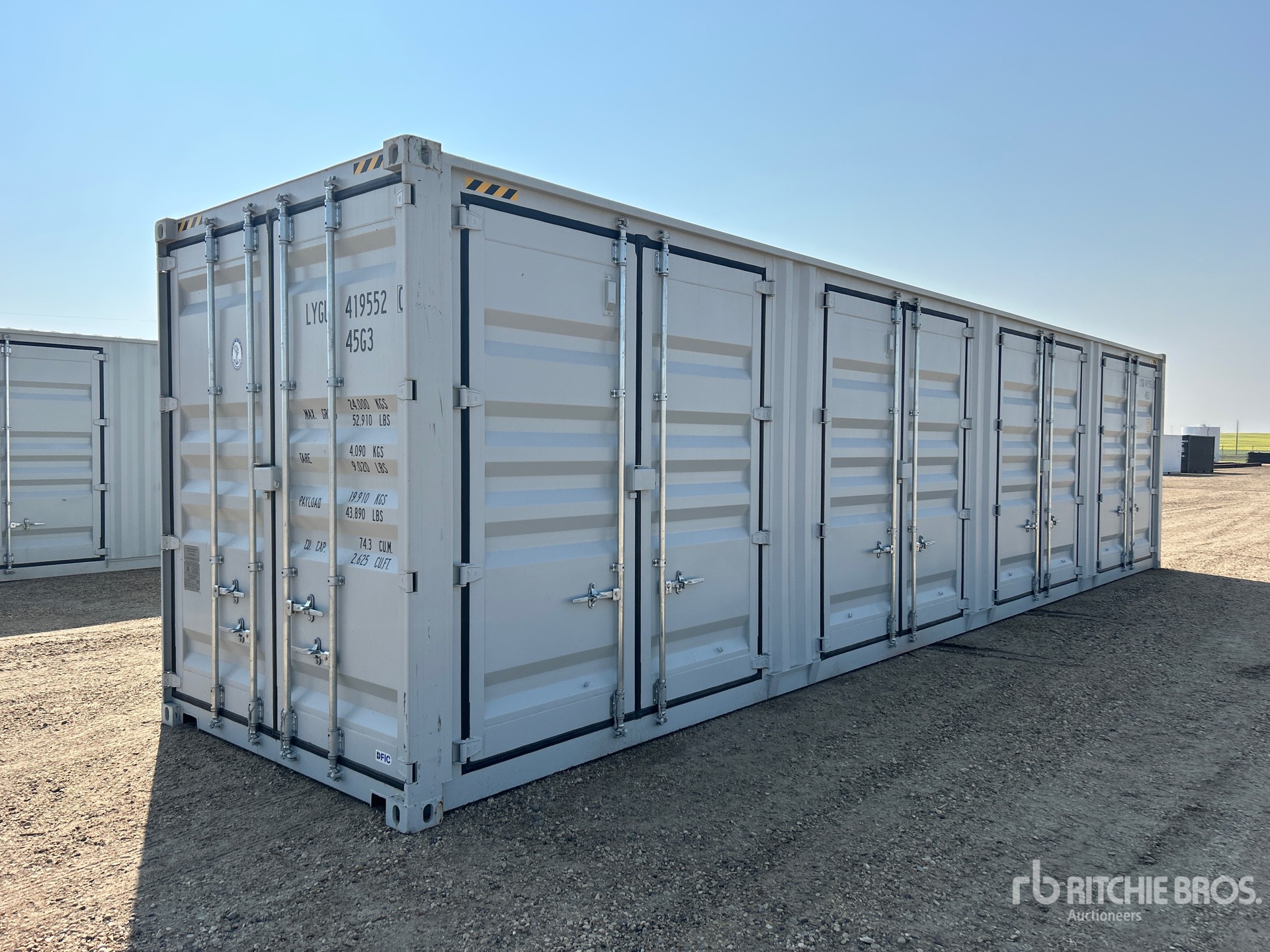 2026 40 ft High Cube Multi-Door Storage Container