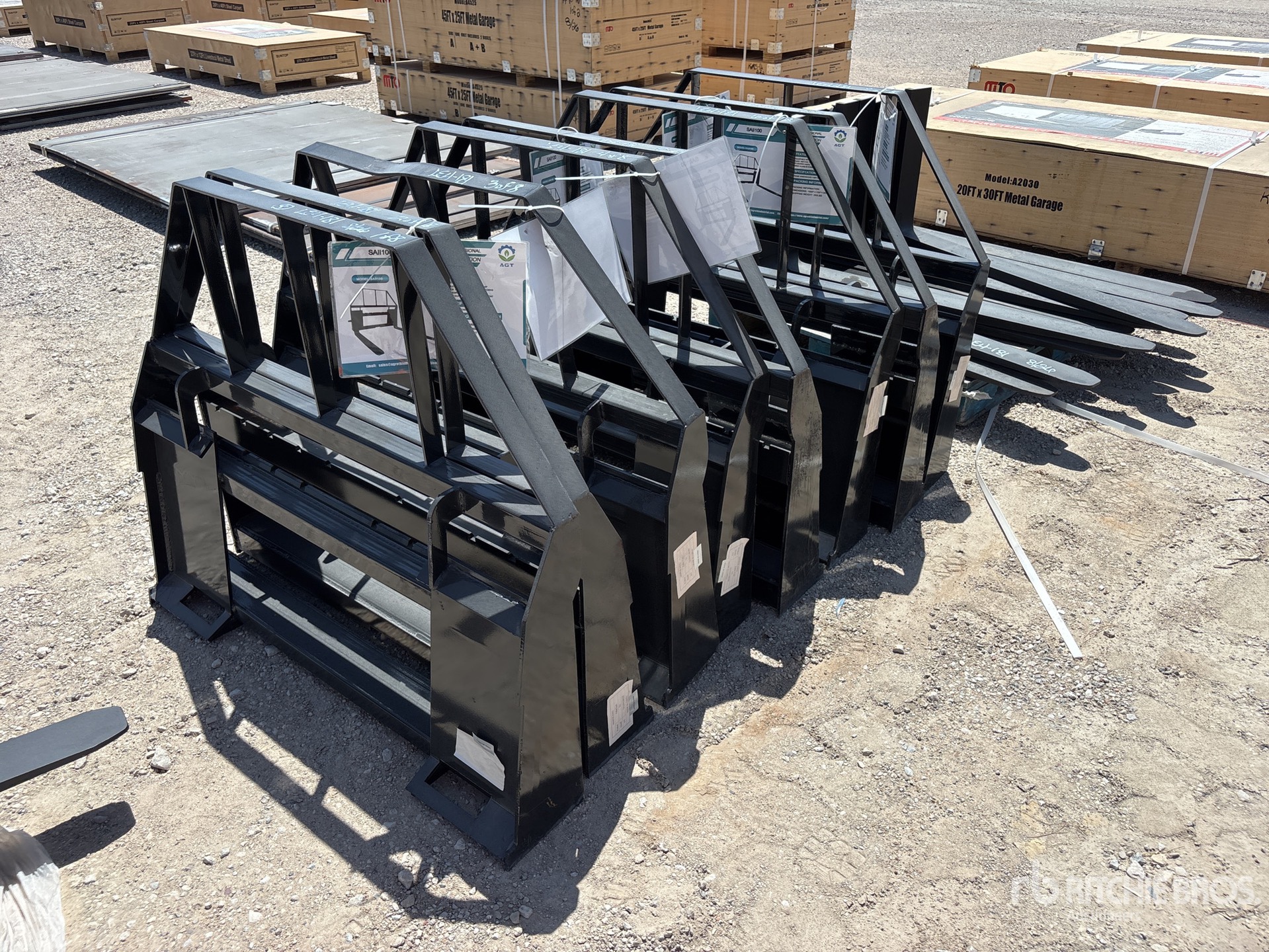 Quantity of (8) 2026 Mower King SA 48 in Skid Steer Forks (Unused)