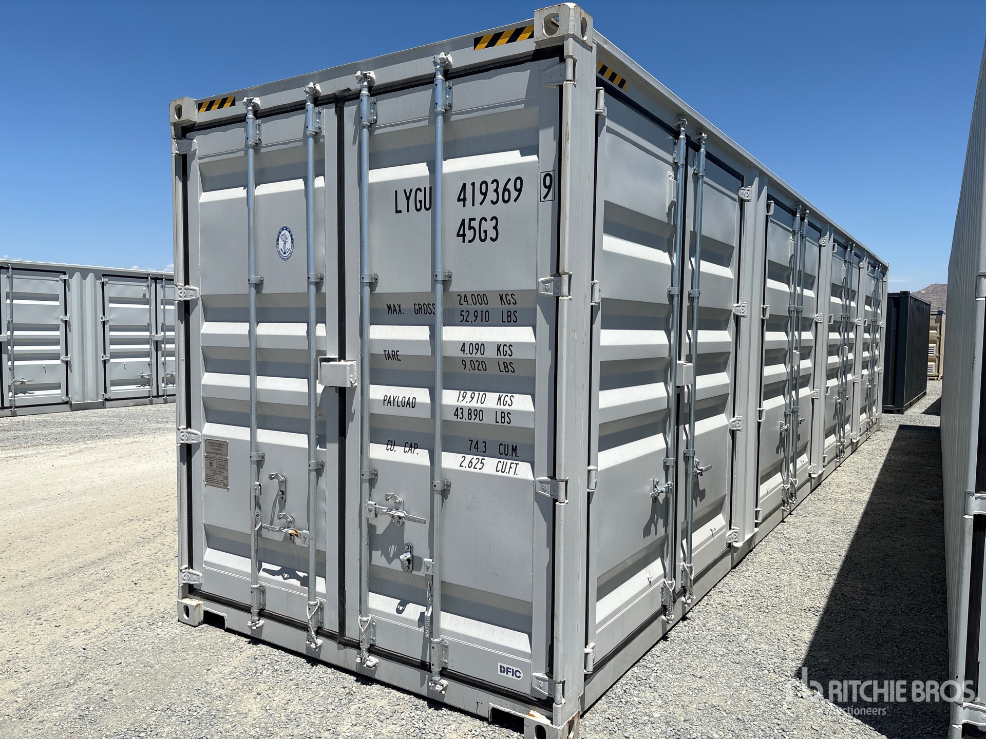 2026 40 ft High Cube Multi-Door Storage Container