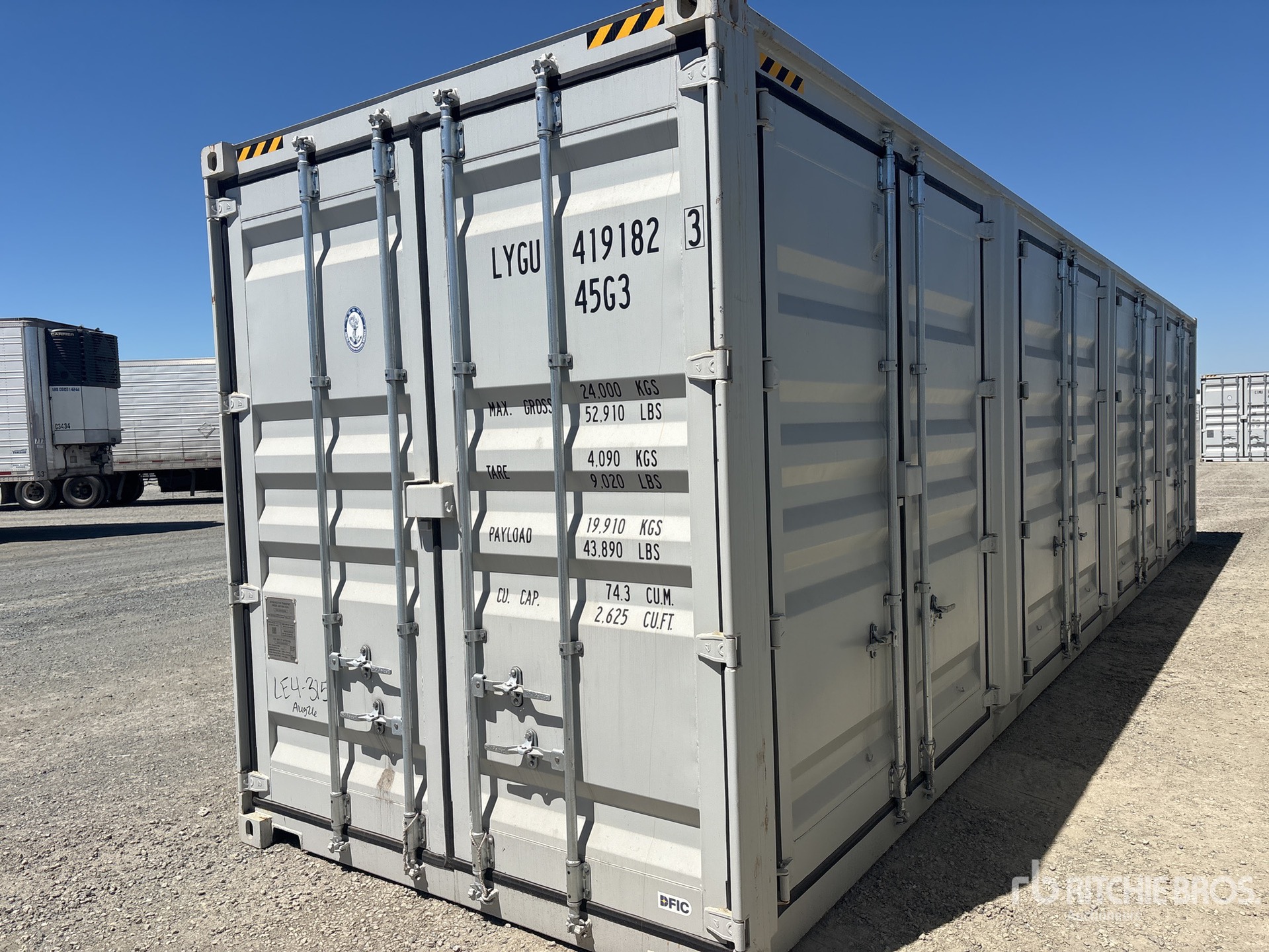 2026 40 ft High Cube Multi-Door Storage Container