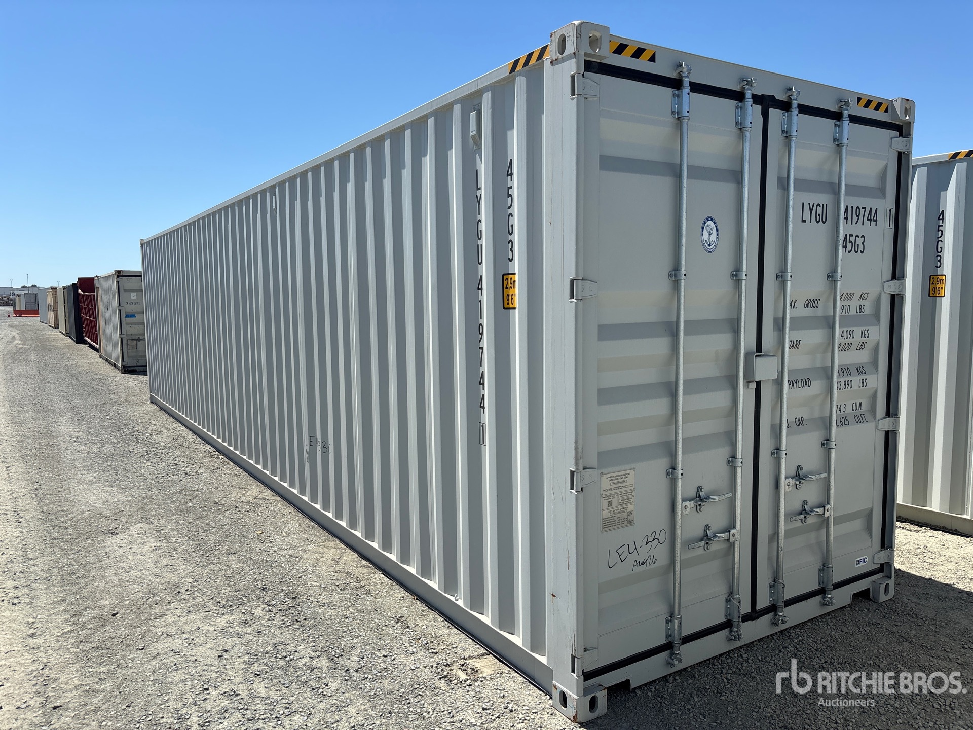 2026 40 ft Standard Multi-Door Storage Container