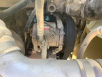 Engine with A/C Compressor
