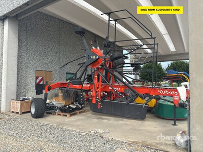2022 Kubota RA2584 8400 mm 2 Rotor Hay Rake (Unused)