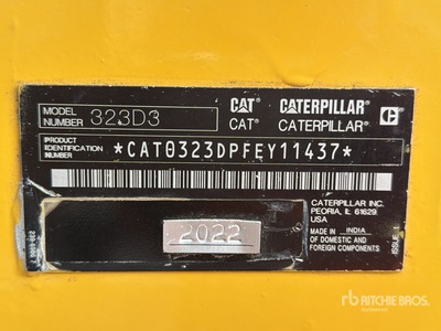2023 Cat 323D3 Excavadora Hidraulica / Excavadora de Cadenas