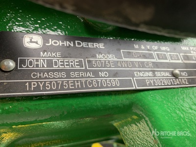 2026 John Deere 5075E Tractor Agricola (Sin Usar) / جرار متعدد الاستخدامات (Unused)