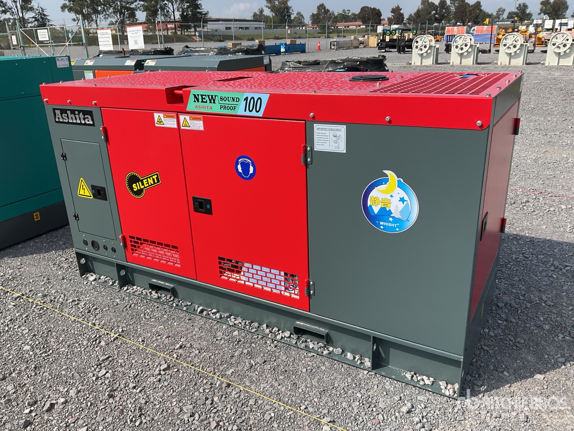 2026 Ashita GFS-100 100 kVA Skid-Mounted Planta de Luz (Sin Usar) / Generator Set (Unused)