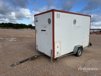 CNSE S/A Bungalow De Chantier 1 Essieu Roadwork Cabin Divers - Structure portative
