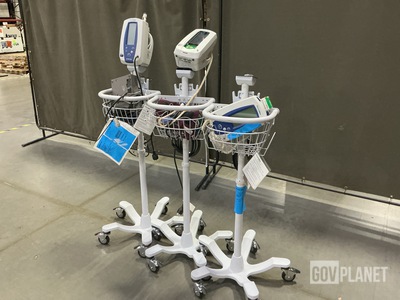 (3) Welch Allyn Nellcor SpO2 Patient Monitors
