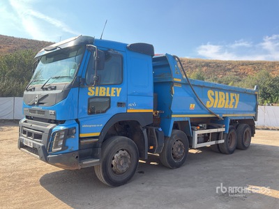 2018 Volvo FMX 420 8x4 Twin-Steer Sleeper Quad/A Dump Truck
