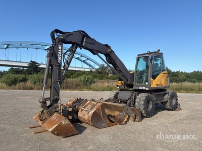 2016 Mecalac 714MW Pelle Sur Pneus Wiel graafmachine