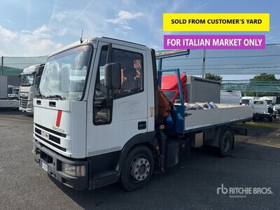 1985 TF Gru 5000/32 on 2001 Iveco Eurocargo ML80E15 4x2 Pritschenwagen mit Kran