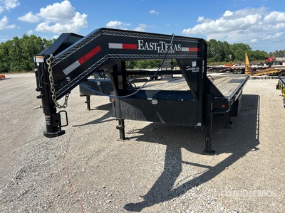 2026 East Texas Trailers 24 ft T/A Gooseneck Remorque à plateau basculant