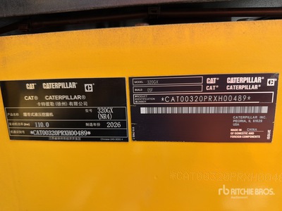 2026 Cat 320GX Excavadora Hidraulica (Sin Usar) / Tracked Excavator (Unused)