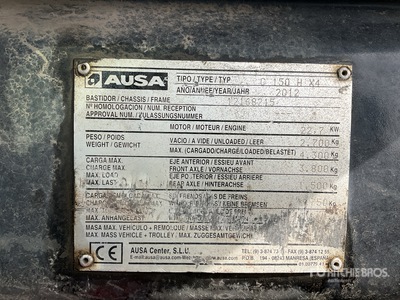 2012 Ausa C150HX4 Heftruck