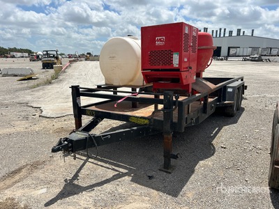 2006 Big Tex 20 ft T/A Utility Trailer w/Cement Mixer and Poly Tank