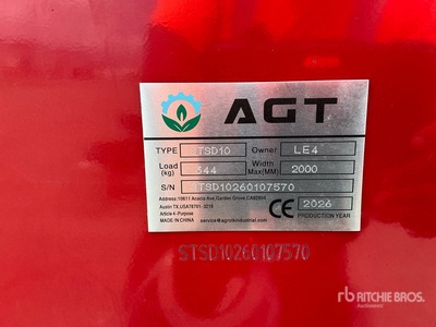 2026 AGT STSD10 3-Point & Skid Steer Seeder (Unused)