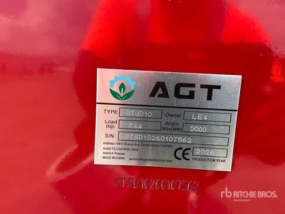 2026 AGT STSD10 3-Point & Skid Steer Seeder (Unused)