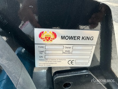 2026 Mower King ECSSTR072 72 in Skid Steer Tiller (Unused)