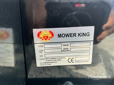 2026 Mower King SSEFGC175 77 in Skid Steer Flail Cutter (Unused)