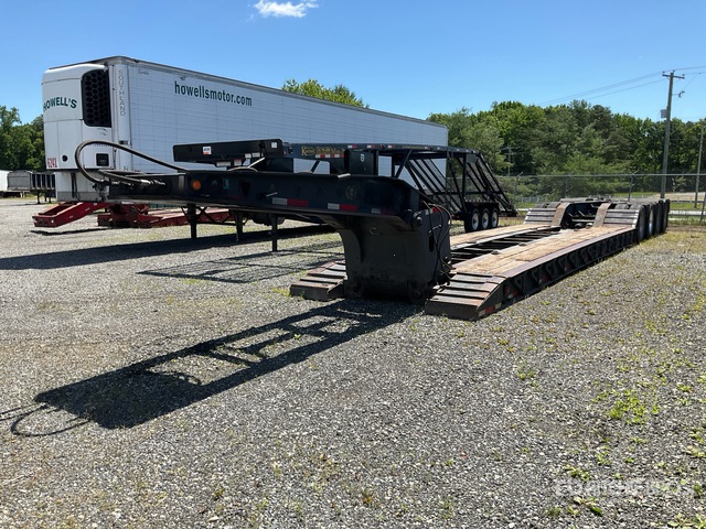 2007 Trail King TK120HDG-574 Quad/A Lowboy Trailer