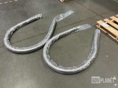(2) Precision Hose MIL-H-27301 Metallic Hose Assemblies