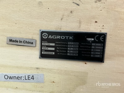 2026 AGT ATK-TC24 Tire Changer (Unused)