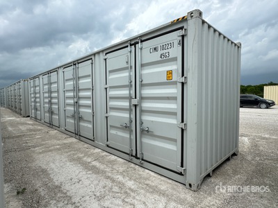 2026 40 ft High Cube Multi-Door Contenedor de almacenamiento