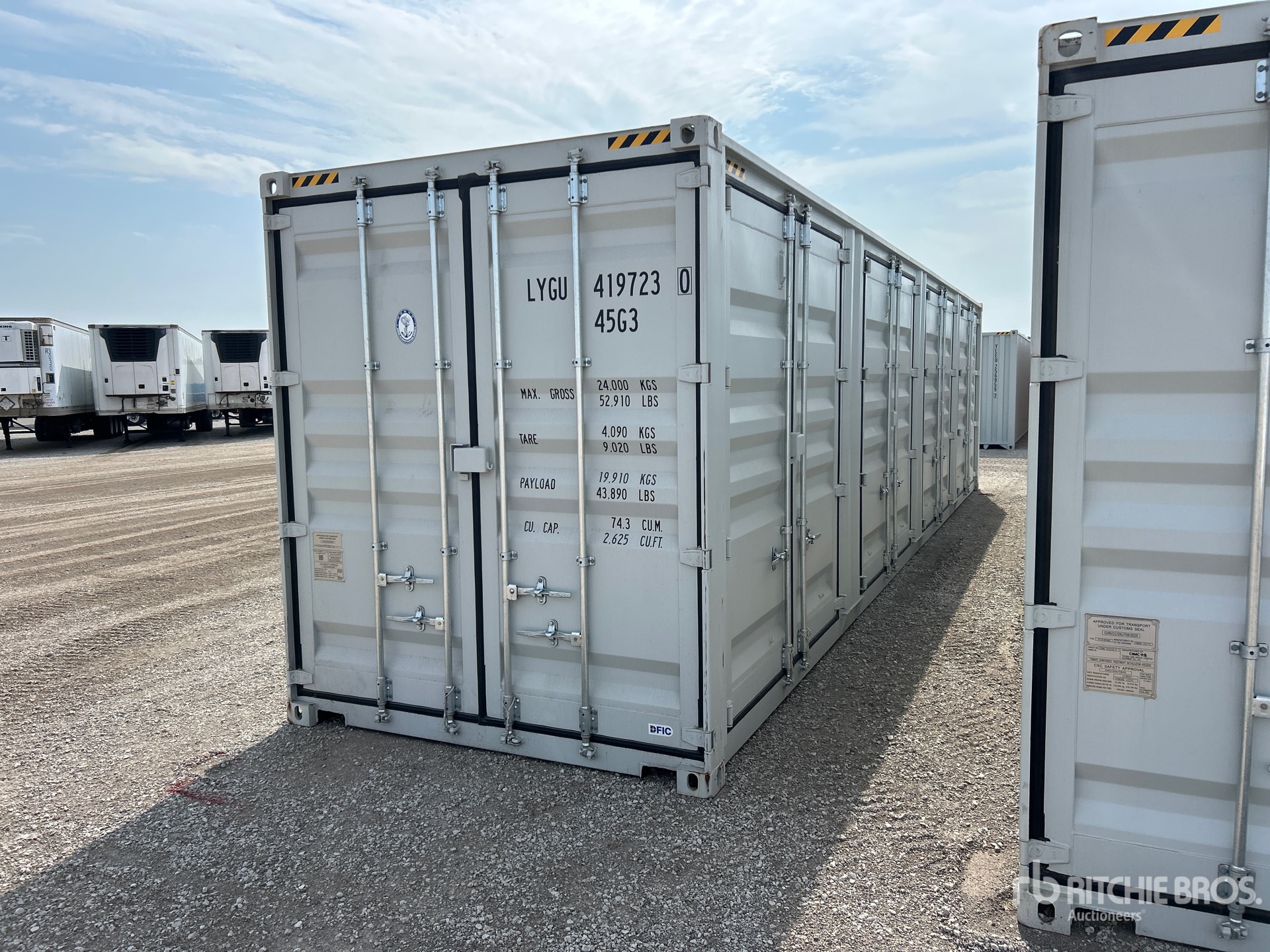 2026 40 ft High Cube Multi-Door Storage Container