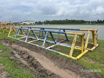 Quantity of (2) Oil Field 28 ft Pipe Racks