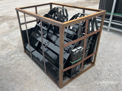Quantity of (5) 2026 AGT SSCPF48-4400-WFF Skid Steer Forks (Unused)