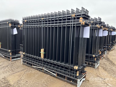 Quantity of (20) Canex 10 ft x 7 ft Powder Coated Fencing (Unused)