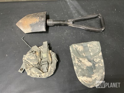 (161) Entrenching Tool Carriers, (102) Canteen Pouches & Assorted Items