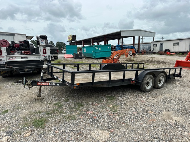 2022 (unverified) Orange Line TU70-20BK4AR2B 20 ft T/A Utility Trailer