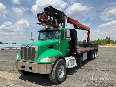 2015 Palfinger PW 35001-SH 7800 lb Knuckle Boom on 2016 Peterbilt 348 6x4 Boom Truck