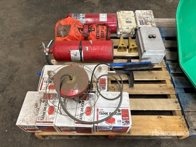 (5) Tank De-Icer, (3) Fire Extinguisher, First Aid Kit