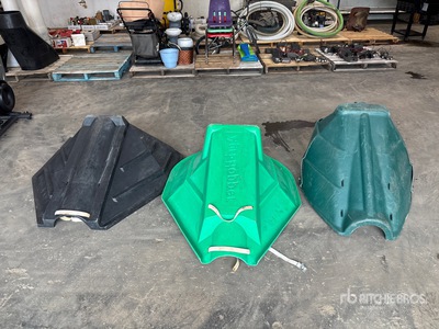 Quantity of (3) Auger Poly Hopper