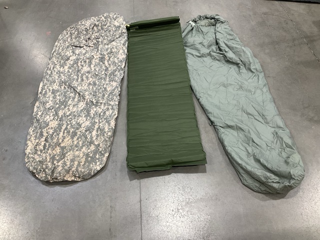 (9) Bivy Covers, (25) Self-Inflating Sleeping Mats & Assorted Items