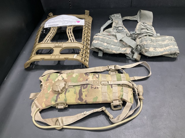 (34) Fighting Load Carriers, (39) Hydration Carriers & Assorted Items