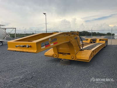 2025 Taansa 55 ton Tri/A Single Drop Removable Gooseneck Cama Baja (Sin Usar) / 低床トレーラー (Unused)