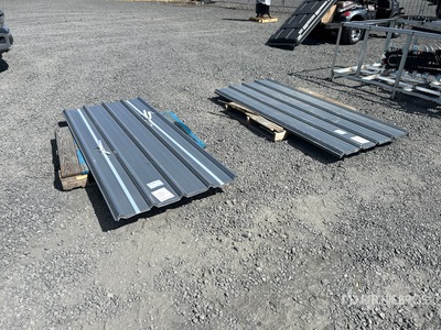 Quantity of (60) 2026 PABREAK GMR294 Grey Metal Roof Panels (Unused)