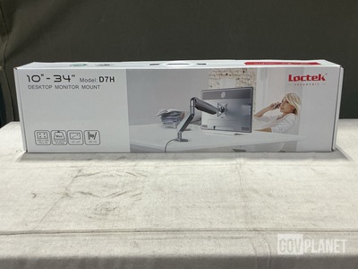 (9) Locktek D7H Desktop Monitor Mounts
