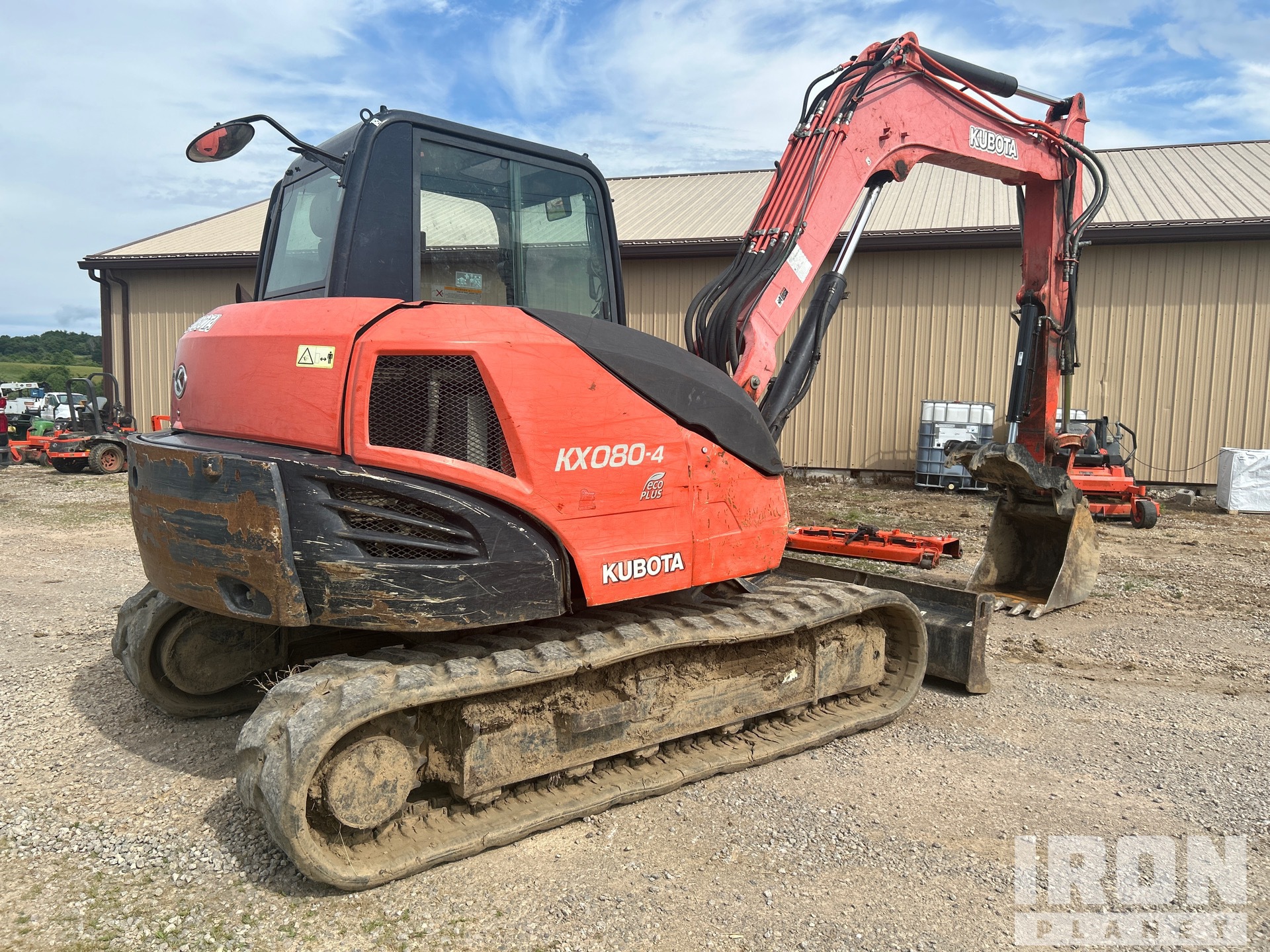 2016 Kubota KX080-4R3 Mini Excavator in Jackson, Ohio, United