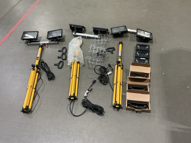(3) Light Sets, (13) Modified Handsets & Assorted Items