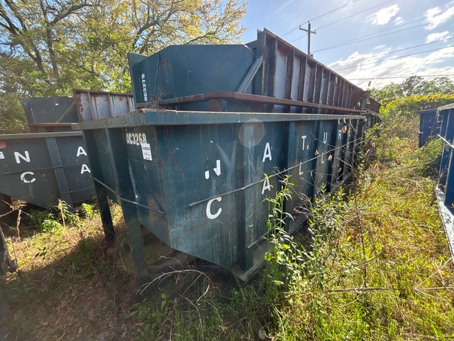 Quantity of (2) 22 ft 30 cyd Roll-Off Container