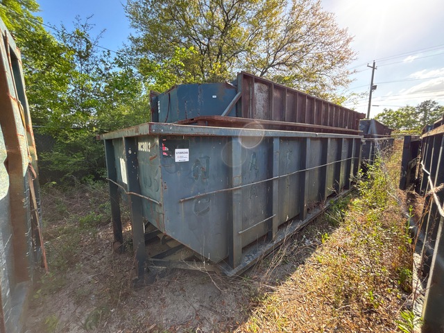Quantity of (2) 22 ft 30 cyd Roll-Off Container