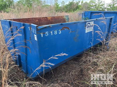 12 ft 15 cyd Roll-Off Container