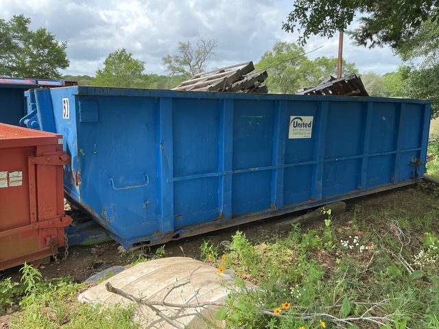 22 ft 30 cyd Roll-Off Container