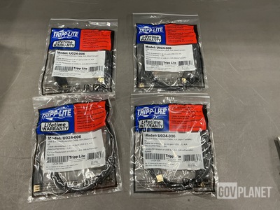 (22) Tripp-Lite U024-006 USB 2.0 Gold Extension Cables