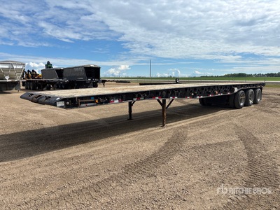 2002 Doepker 50 ft Tri/A Flatbed Oilfield Trailer